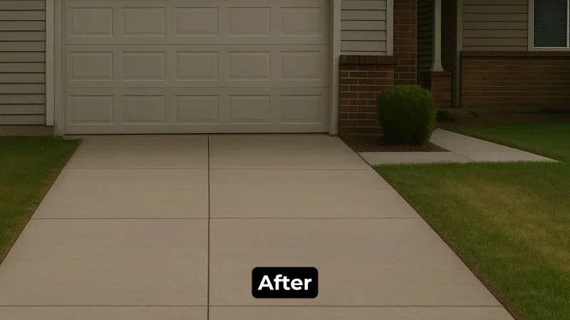 Concrete Contractors Sacramento, Concrete Company Sacramento, CA 12 After - Driveway Transformation