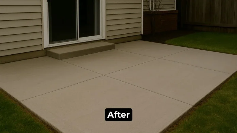 Concrete Contractors Sacramento, Concrete Company Sacramento, CA 14 After - Patio Replacement