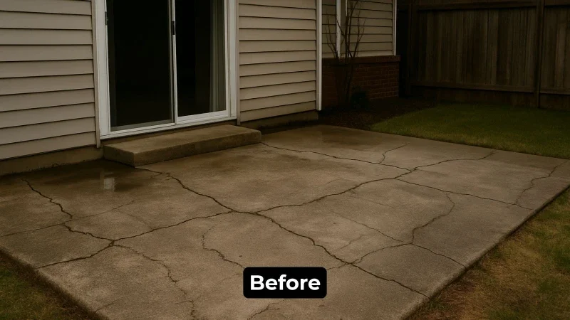 Concrete Contractors Sacramento, Concrete Company Sacramento, CA 13 Before - Patio Replacement