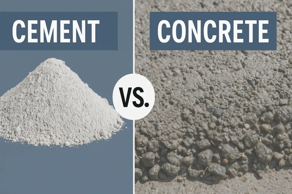 The Difference Between Concrete and Cement, Sacramento, CA 1 The Difference Between Concrete and Cement, Sacramento, CA